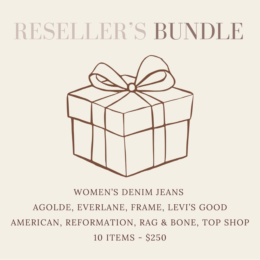 women’s denim jeans reseller’s lot bundle - 10 items